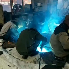 焊接施工团队工作视频1
