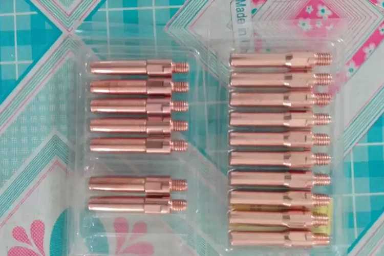 焊枪嘴，40x0.8气保焊导电嘴 第2张