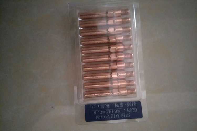 焊枪嘴，40x0.8气保焊导电嘴 第3张